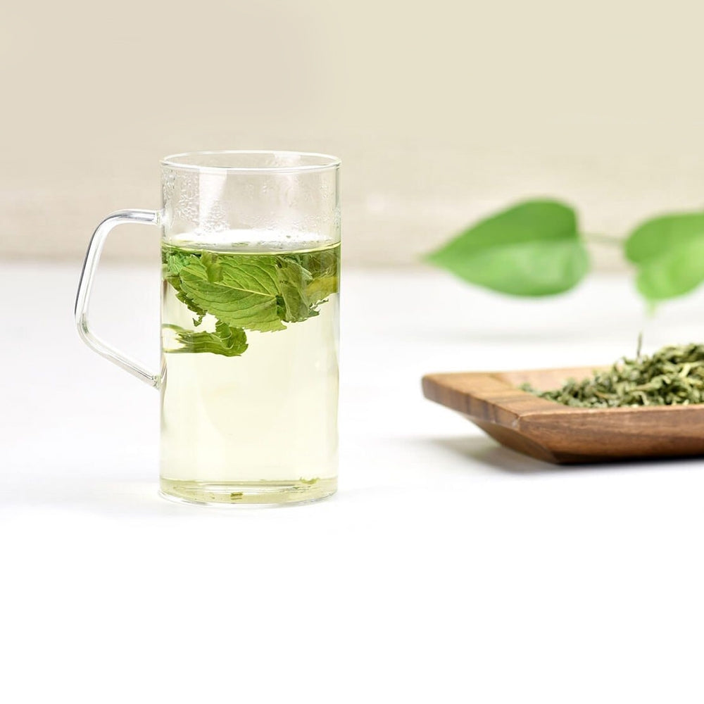 Pure Mint Bliss Herbal Tea in a Cup