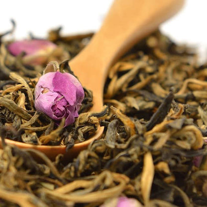 Rose Black Tea Close Up